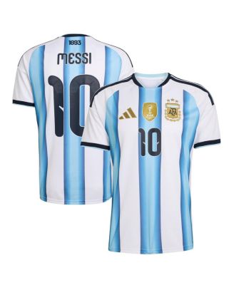 Men's Argentina National Team Lionel Messi White FIFA x World Cup 2026 Home Replica Jersey