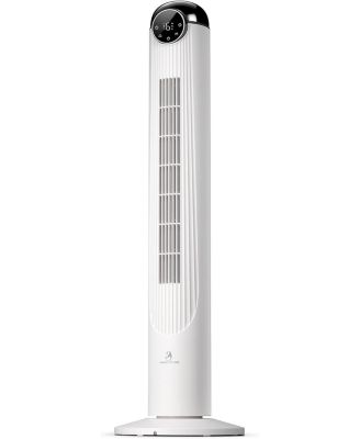 42-Inch Quiet Oscillating Tower Fan with Remote and Washable Grille
