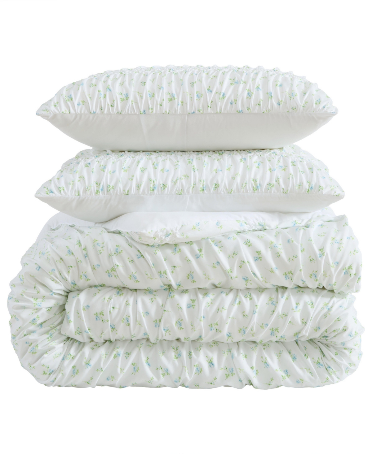 Laura Ashley Rosebuddies Microfiber 3-Pc. Comforter Set