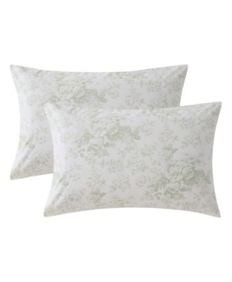Toile Delight Cotton Percale Pillowcase Pair, King