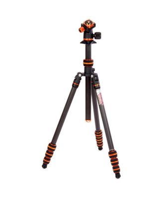 Punks Billy 2.0 Carbon Fibre Travel-Friendly Tripod - Compact and Adjustable Camera Tripod with Three Detachable Legs