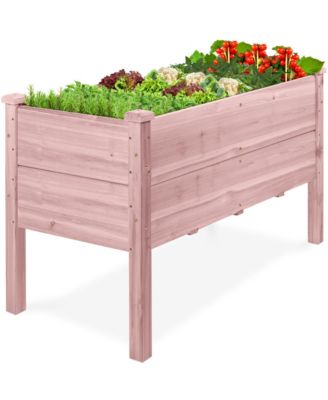  Raised Garden Bed, Extra Deep , Depth, Elevated Wood Planter Stand