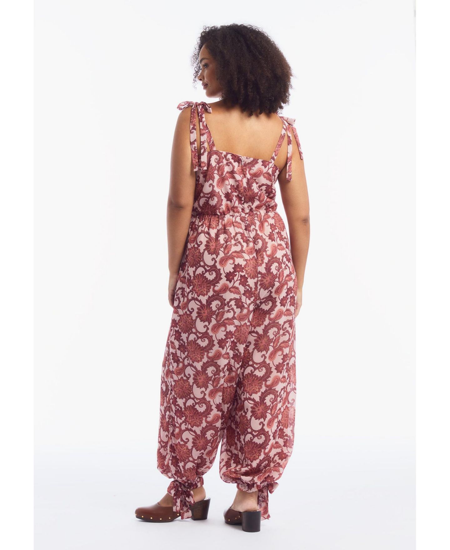 Женский комбинезон June & Vie Crinkle Chiffon Jumpsuit — фото 2