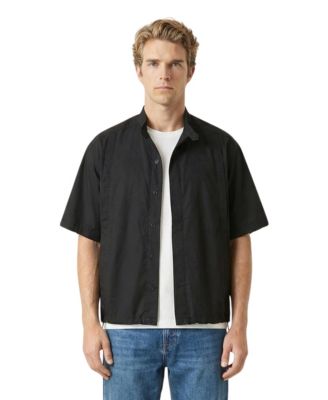 Men's Short-Sleeve Stand-Collar Jacket