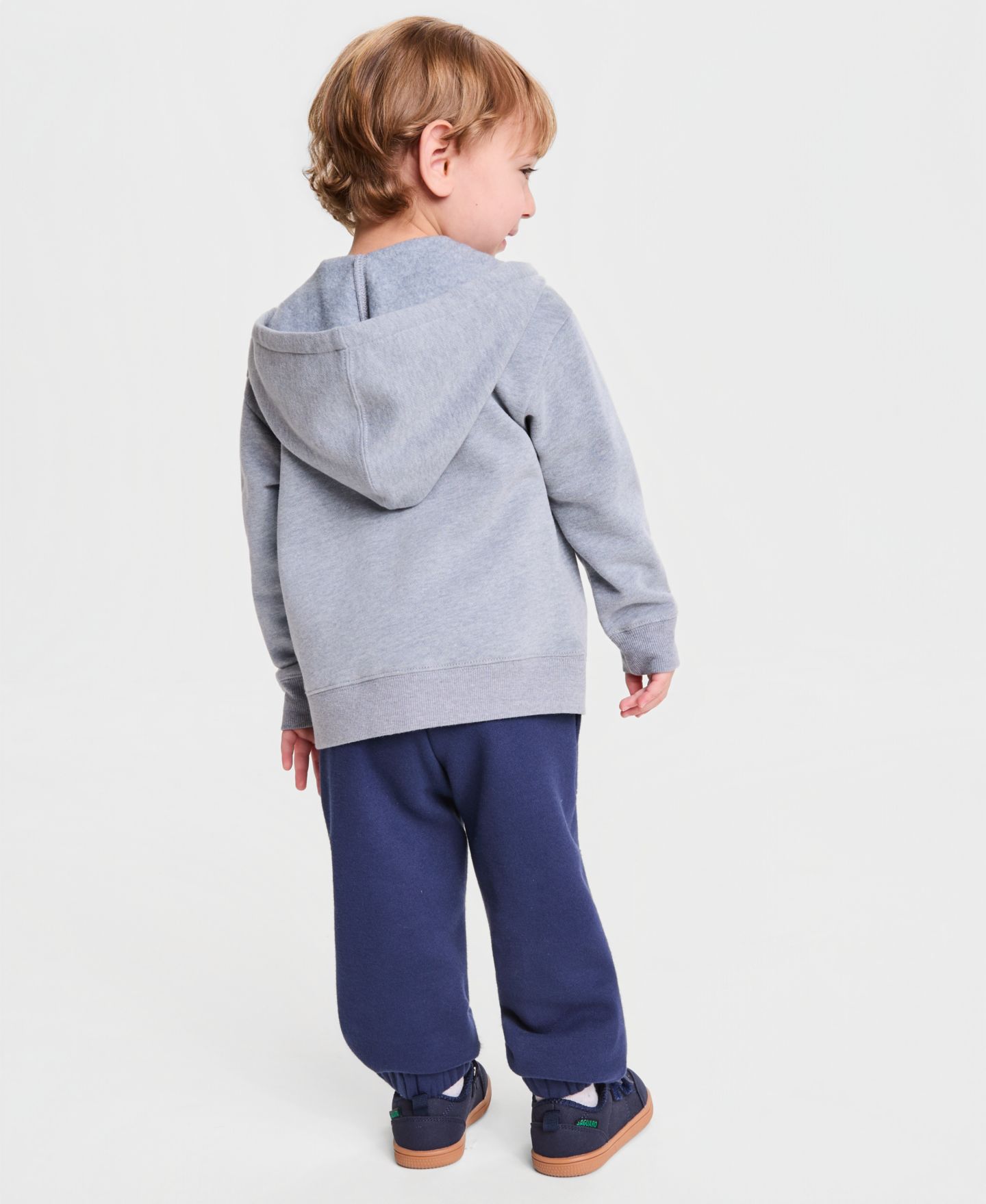 Детская толстовка на молнии Epic Threads Fleece Icon для мальчиков 12M-5T, цвет: Серый — фото 7