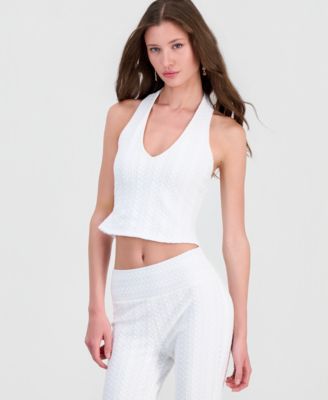 Women's Joey Textured Halter Top
