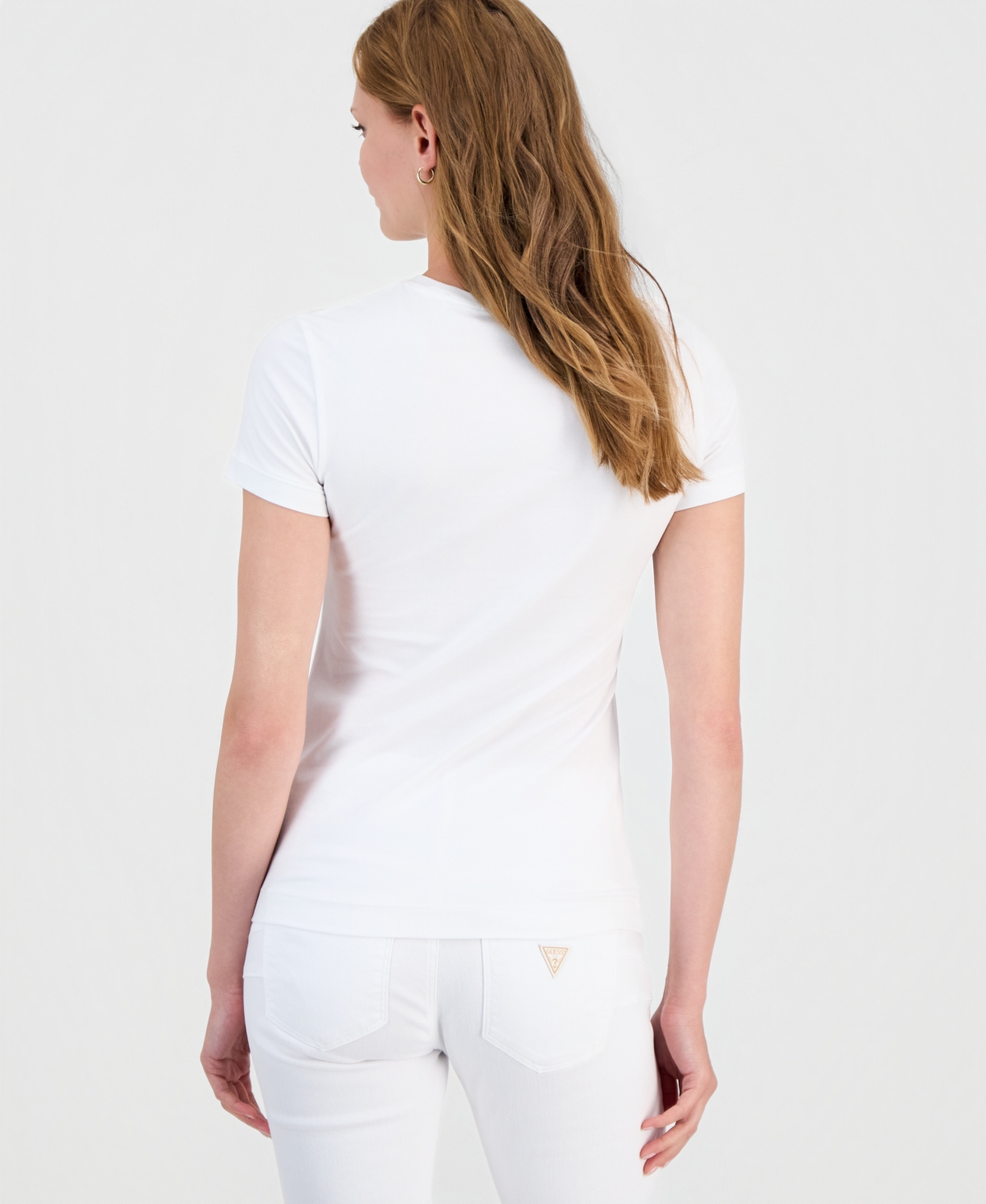 Guess Women's New Short-Sleeve Original Embellished T-Shirt