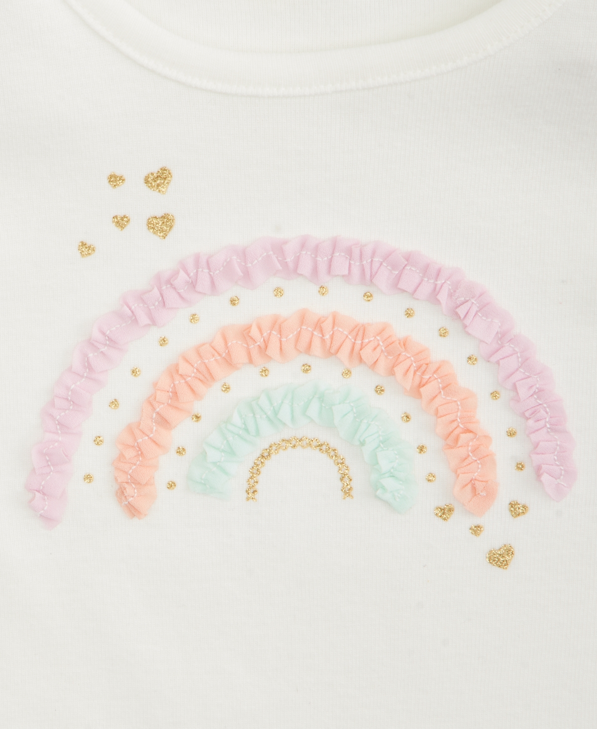 Epic Threads Toddler Girls' 12M-5T Rainbow Elevated Ribbed T-Shirt, Macy's Exclusive