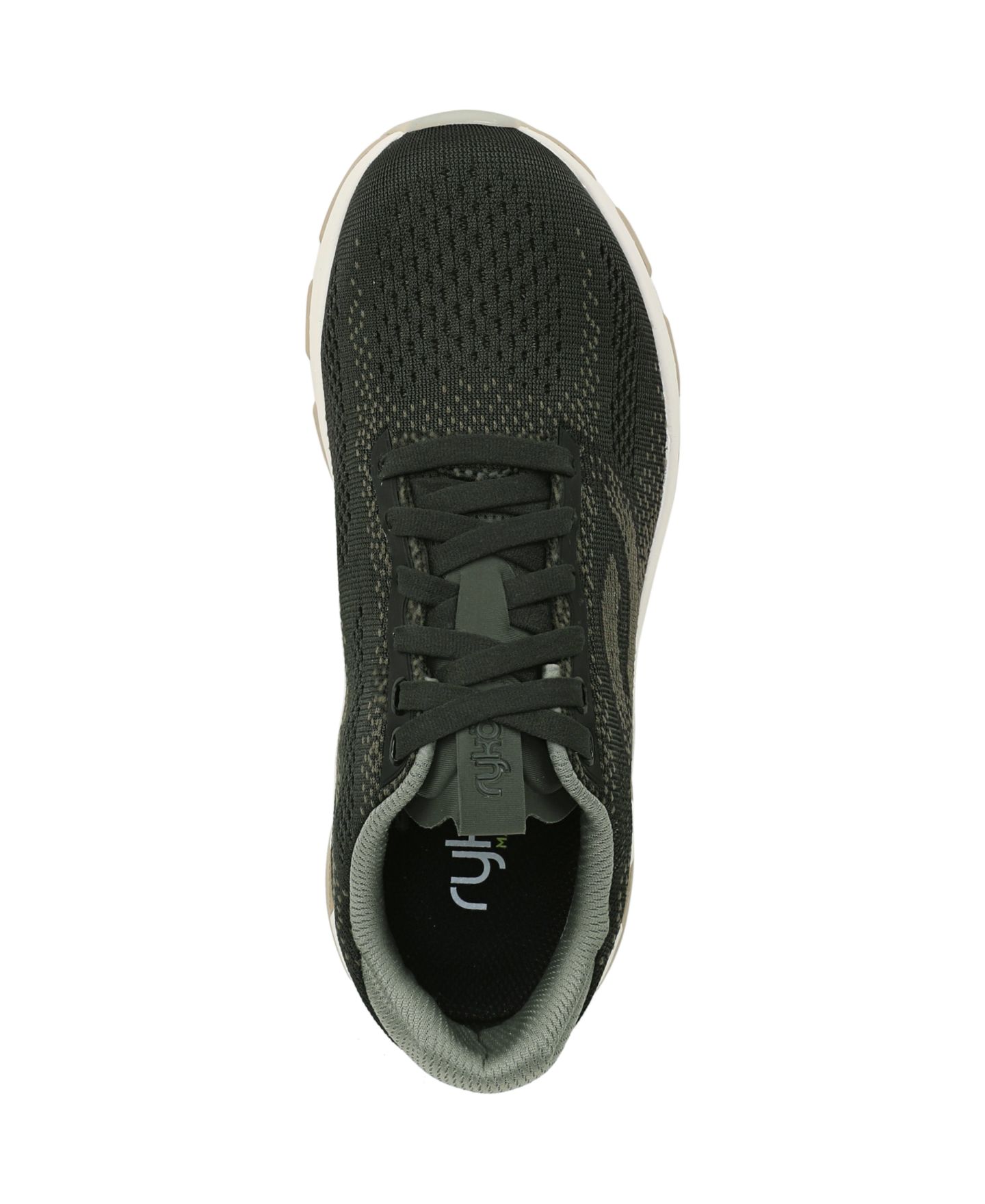Женские кроссовки Ryka Premium Devo Stride LX Lace-Up, цвет: Зелёный вязаный сетчатый — фото 4