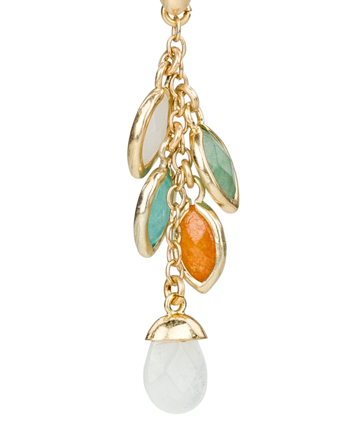 Patricia Nash Gold-Tone Plated Multi Charm Dangle Earrings