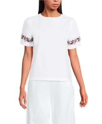 Women's Poplin Eyelet Shirt