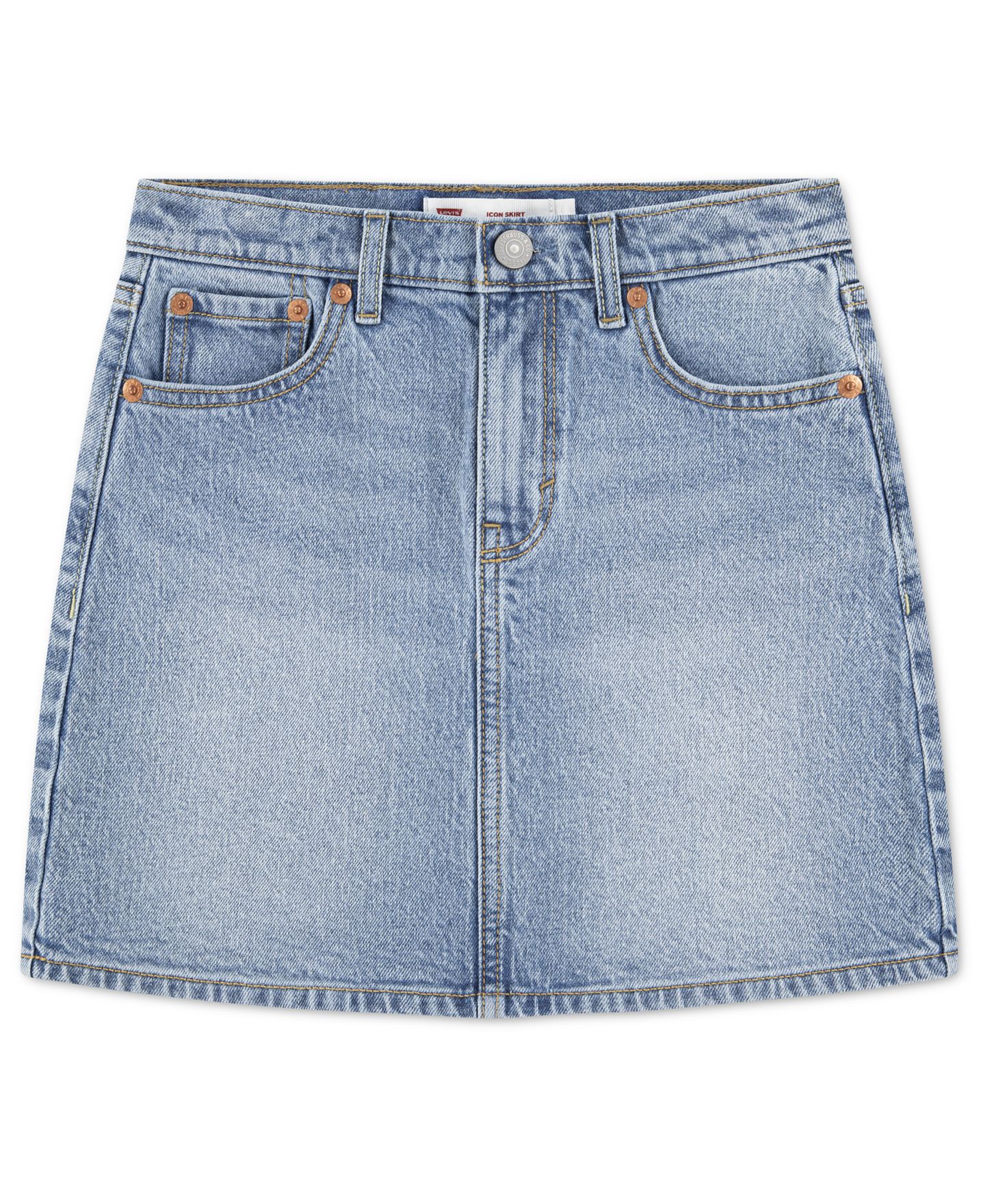 Юбка Levi's Icon Denim Skirt для девочек, цвет: Coastal Drift — фото 1