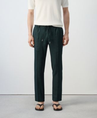 Men's Drawstring Slim-Fit Pants