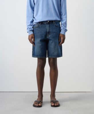 Men's Straight-Fit Denim 8.86" Bermuda Shorts