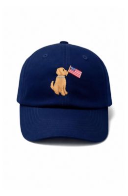 Baby Bits and Bows Unisex American Dog Baseball Hat