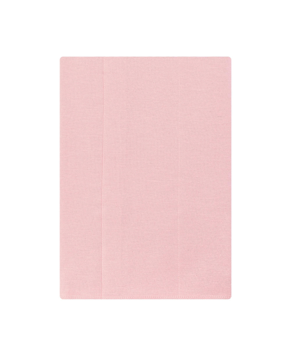 Hudson Baby Girl Cotton Poly Flannel Burp Cloths -Pack, Tiny Rose