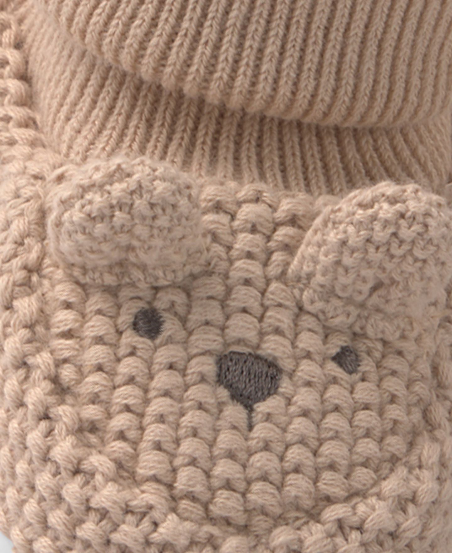 Пинетки Carter's Bear Baby Booties для малышей, цвет: Рыжевато-коричневый — фото 3