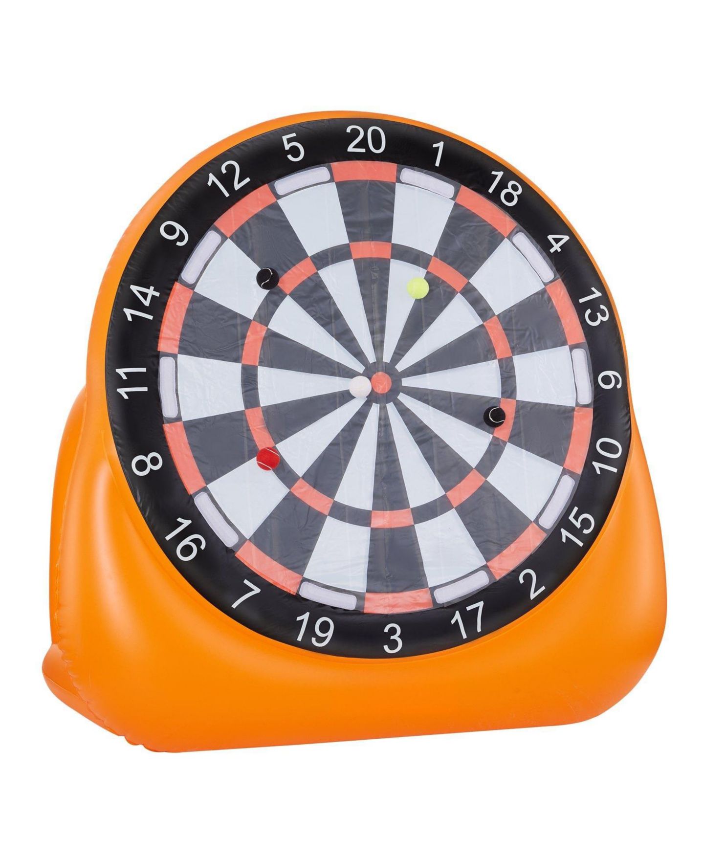 Детская игрушка Mecale Giant Inflatable 2-in-1 Soccer Dart Board, Ages 13+, цвет: Оранжевый — фото 3