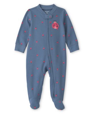 Baby Girl's Ladybug 2-Way Zip Sleep & Play