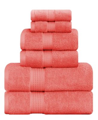 Cotton Ultra-Soft Absorbent 6-Piece Towel Set