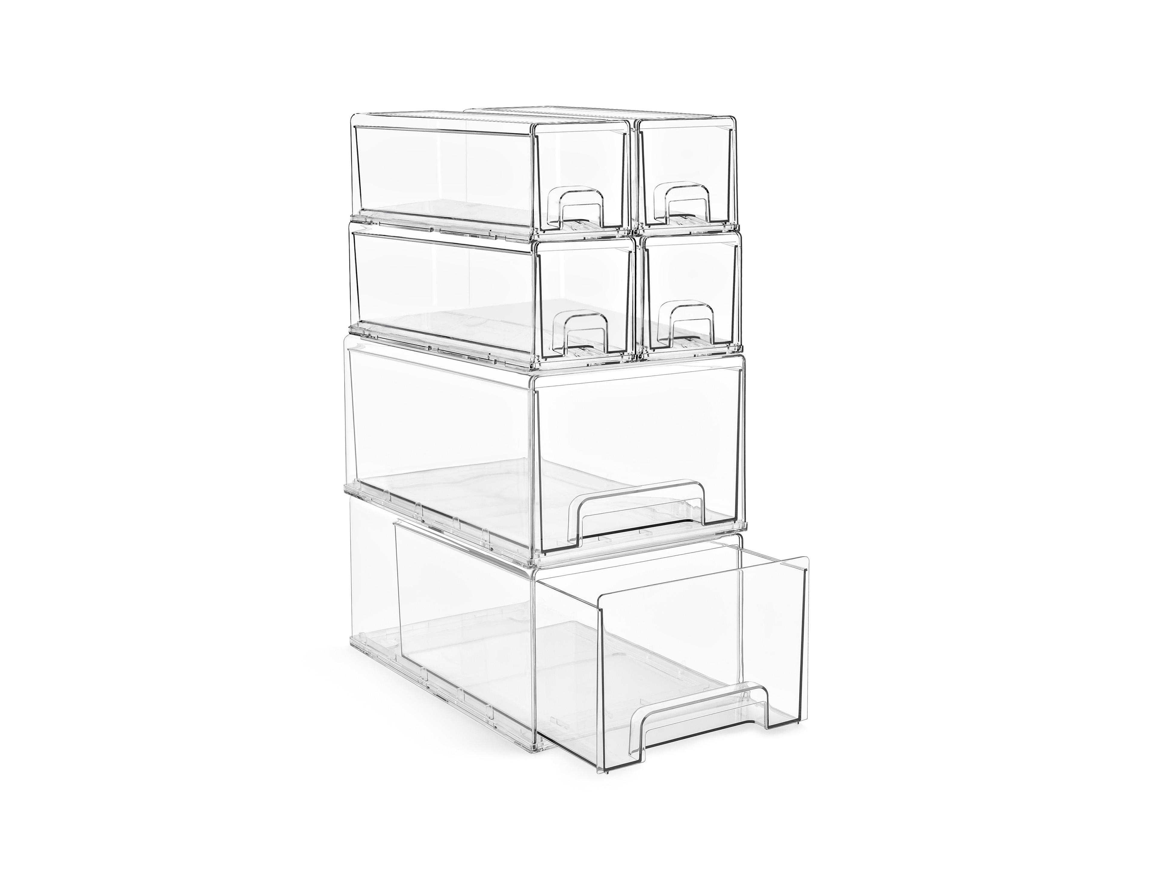 Sorbus Foldable Large Clear Plastic Bags with Zipper and Carry Handles - Great for Clothes, Blankets, Closets, Bedrooms