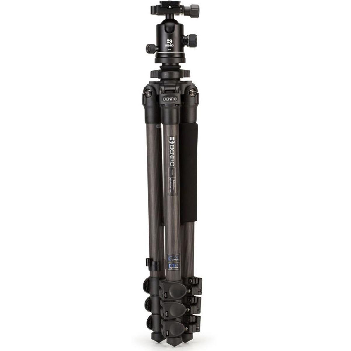 Benro Adventure 8X Series 2 4-Section Carbon Fiber Tripod with B2 Ball Head