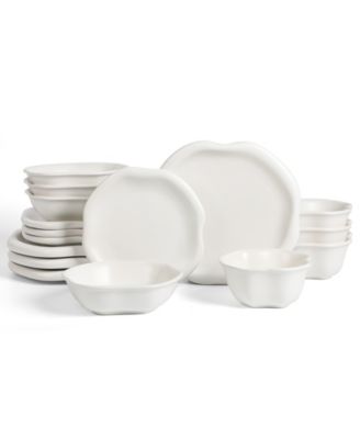 Amorphous 16-Piece Dinnerware Set, Service For 4