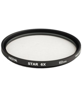 62mm Creative Star 6X Cross Screen Glass Filter