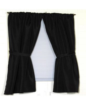 "Lauren" Diamond-Piqued, 100% Polyester Window Curtain