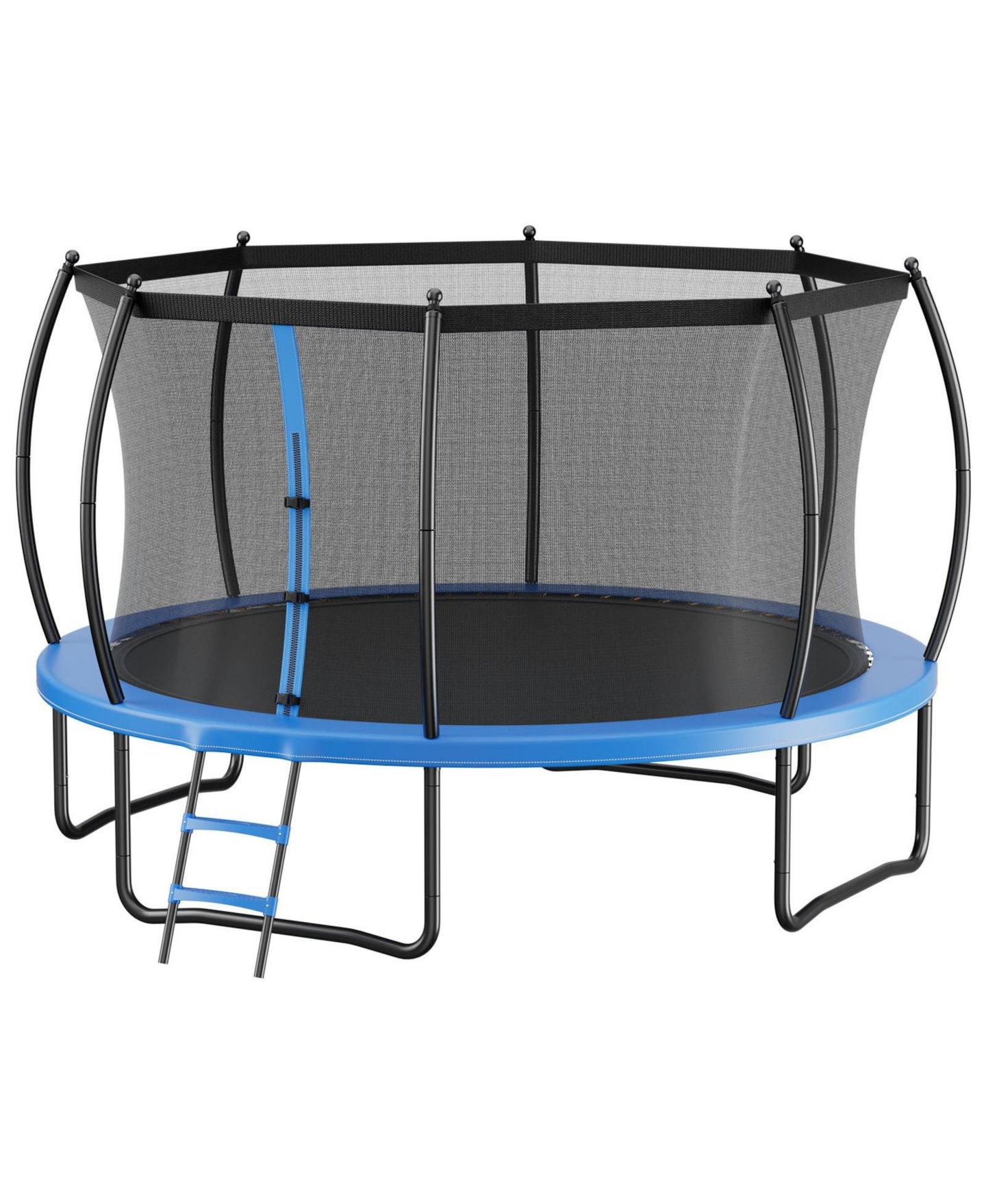 Детская игрушка Mecale 10 FT Recreational Trampoline with Safety Net Thickened Pad, цвет: Синий — фото 3