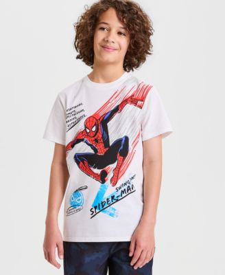 Big Boys Swing On Spider-Man Graphic T-Shirt