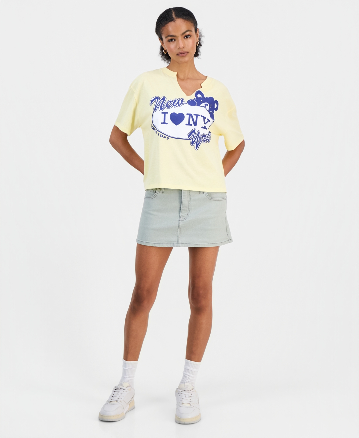 Grayson Threads, The Label Juniors' I Love Ny Graphic T-Shirt