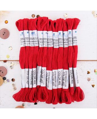 12 Skeins Egyptian Cotton Embroidery Floss for Crafts
