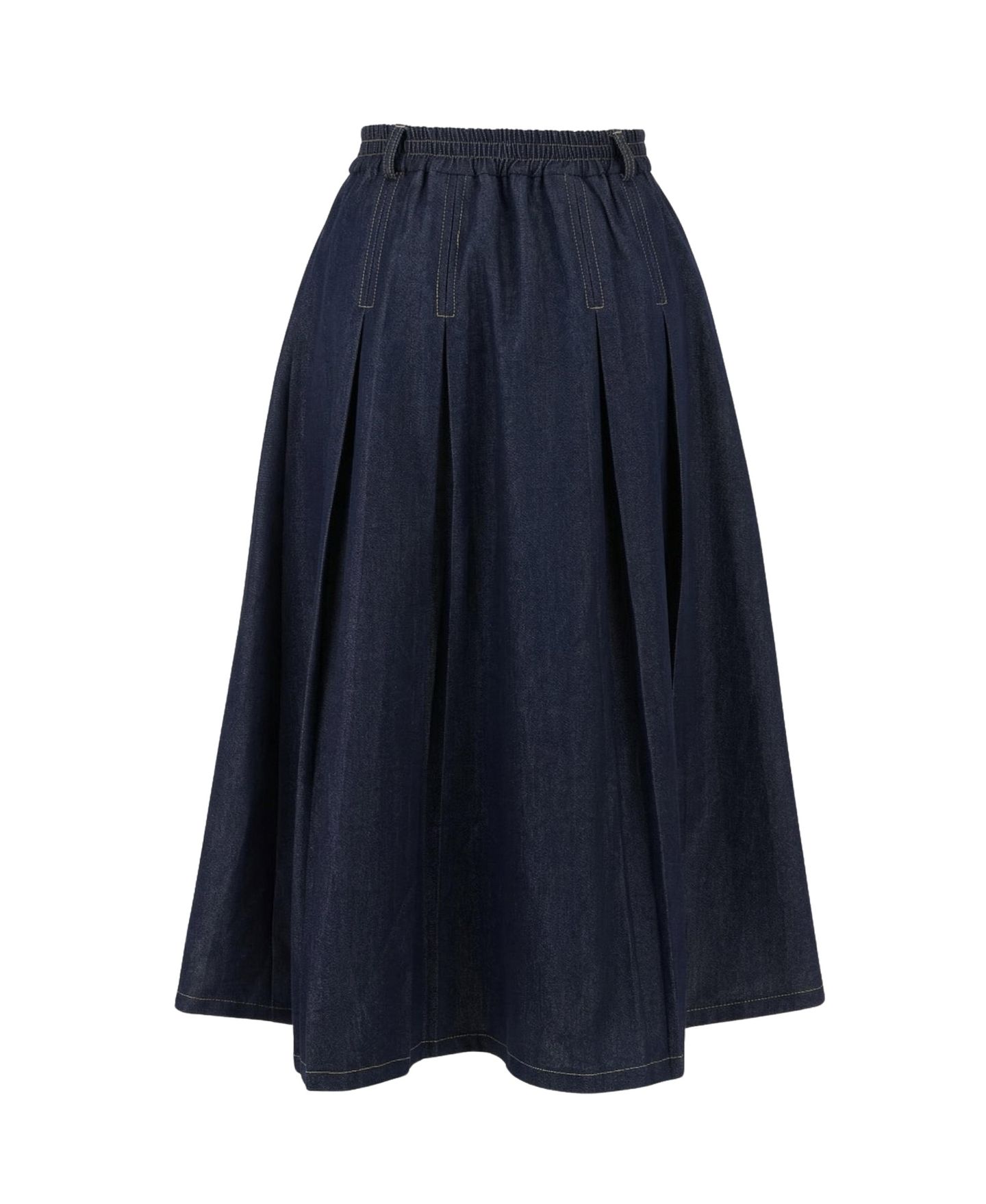 Женская юбка Modenaire High-Waist Pleated A-Line Midi — фото 6