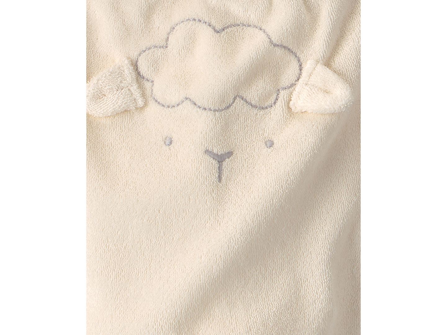 Детский комплект Carter's Sheep: махровое боди, кардиган и брюки, 3 предмета, цвет: Слоновая кость — фото 4
