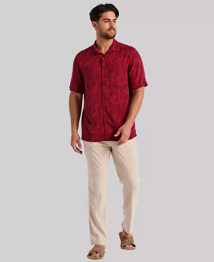 Men's Tonal Floral Print Shirt - thumbnail 2