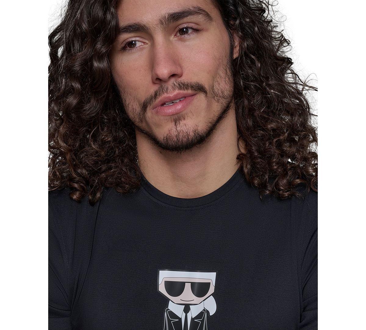 Karl Lagerfeld Paris Men's Short-Sleeve Doll Rashguard