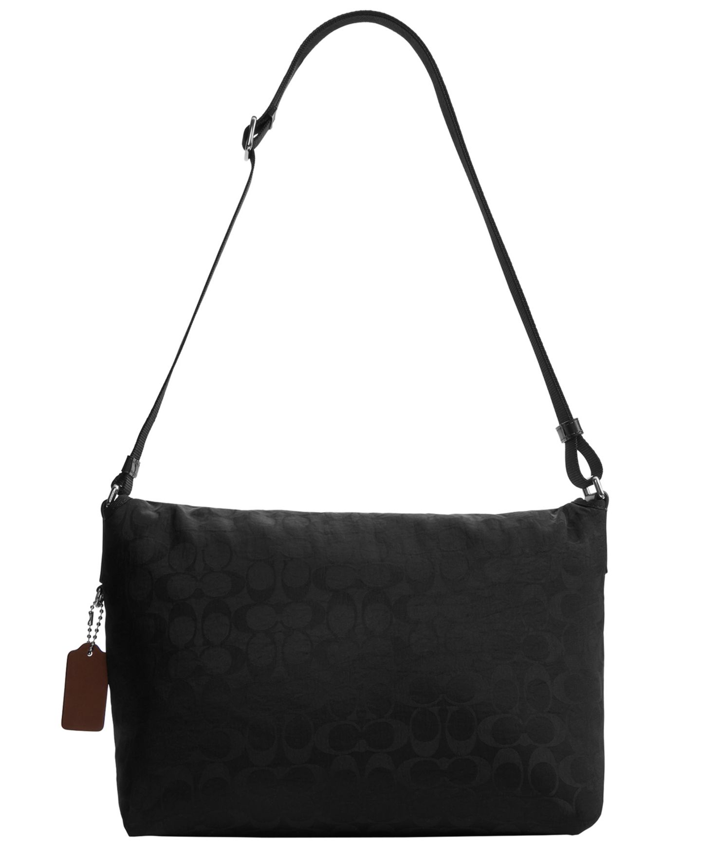 Мужские сумки Coach Signature Messenger, цвет: Чёрный — фото 2