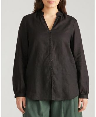 Plus Size Avalon Linen Blouse