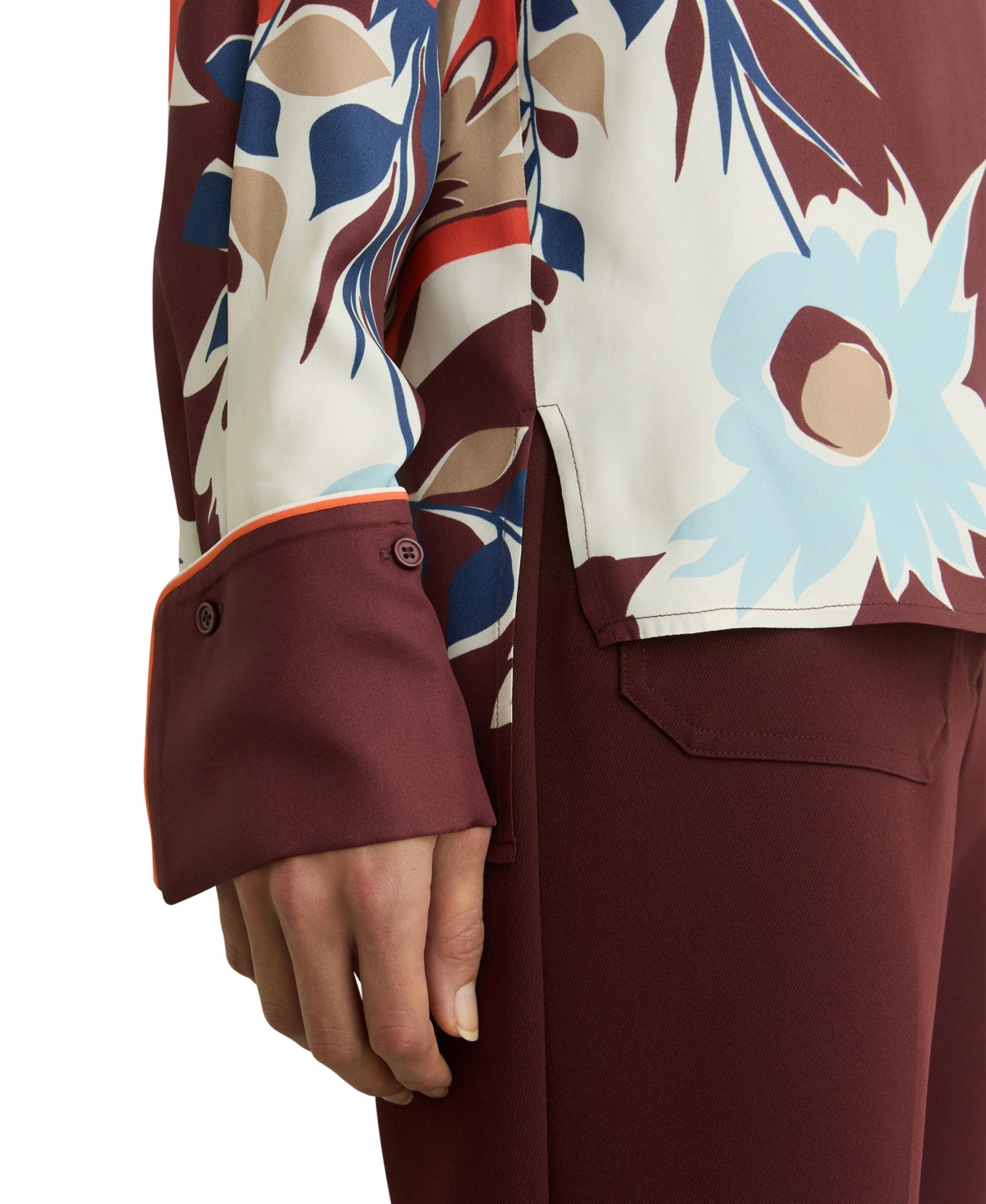 Reiss Women's Printed Button-Through Shirt