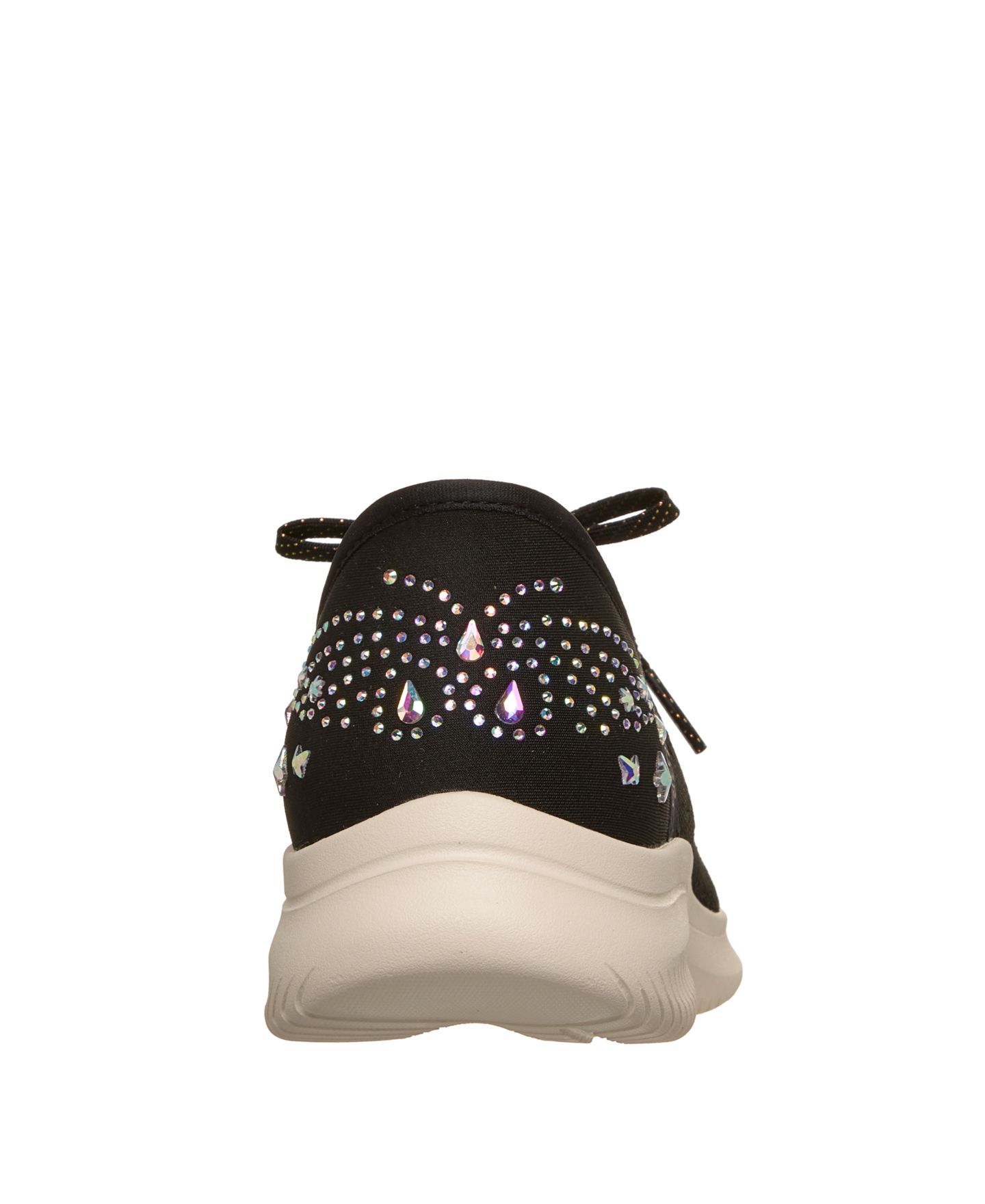 Женские кроссовки Skechers Slip-ins: Ultra Flex 4.0 - Gemstone Glow Casual, цвет: Чёрный — фото 5