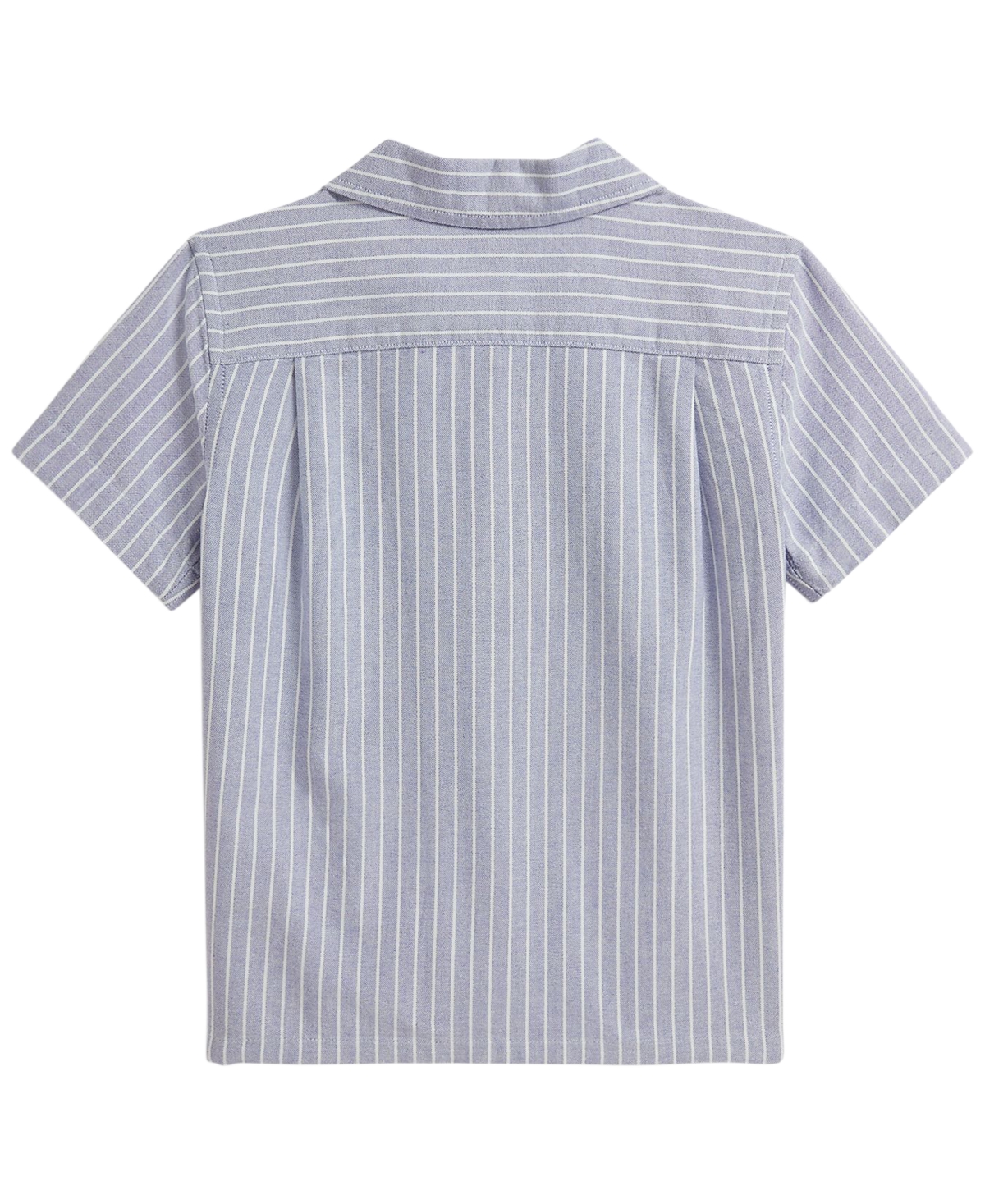 Polo Ralph Lauren Boys' 2T-7 Striped Cotton Oxford Camp Shirt