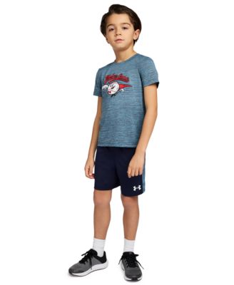 Boys' 2T-7 Crewneck T-Shirt and Shorts, 2-Piece Set