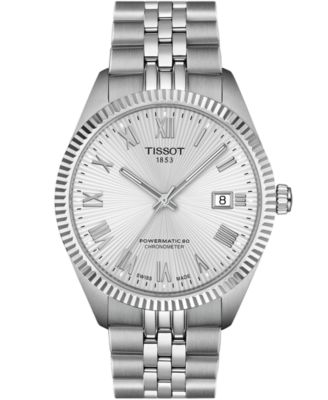 Men's Ballade Power Silver Stainless Steel Bracelet Watch, 39mm