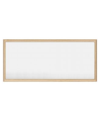 Thick Metal Framed Wall Mirrors for Bedroom, Rectangle Wall-Mounted Mirrors in Wood
