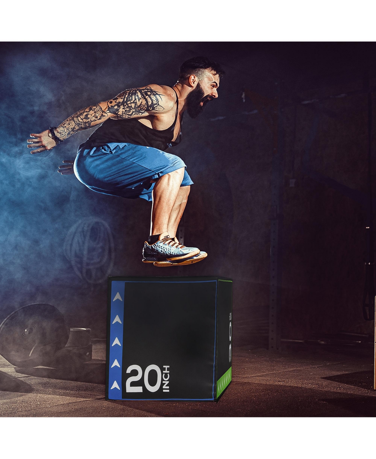 BalanceFrom Fitness 16 Pound Versatile 3 in 1 Plyometric Jumping Exercise Box