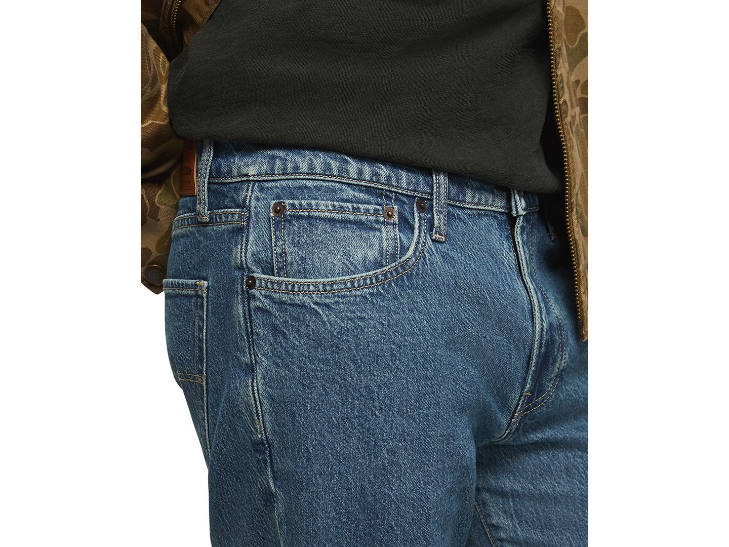 Мужские джинсы Lucky Brand 363 Straight Coolmax, цвет: Astroverse — фото 4