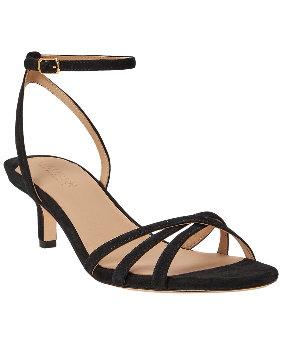 Женские сандалии Lauren Ralph Lauren Women's Kendyl Kitten Heel Sandals — фото 1