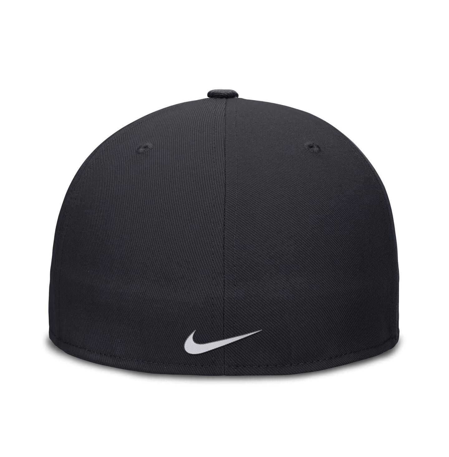 Мужская кепка Nike Navy St. Louis Cardinals Wordmark Dri-FIT Round Bill True Fitted Hat — фото 4