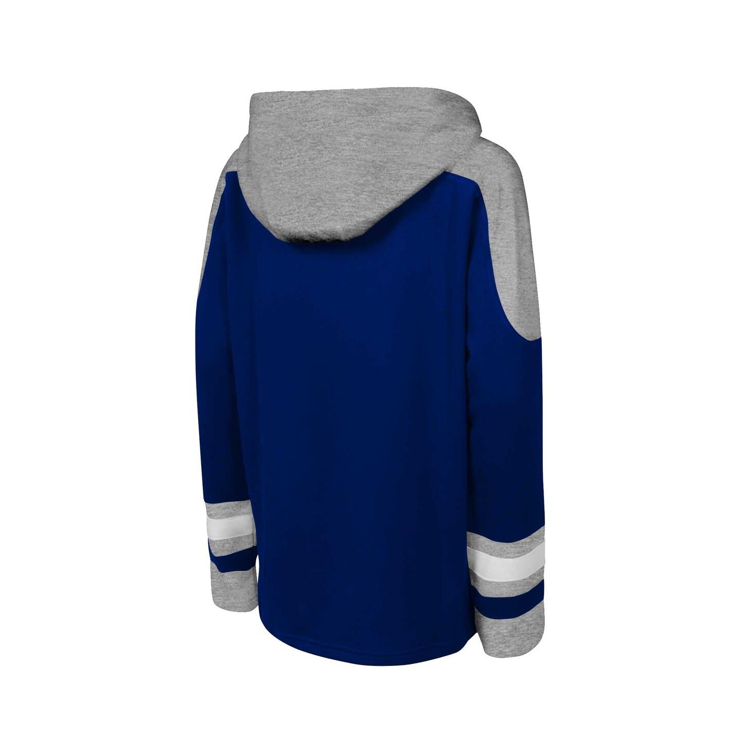 Детское худи Outerstuff Blue Tampa Bay Lightning Ageless Must Have Home V-Neck Pullover — фото 3